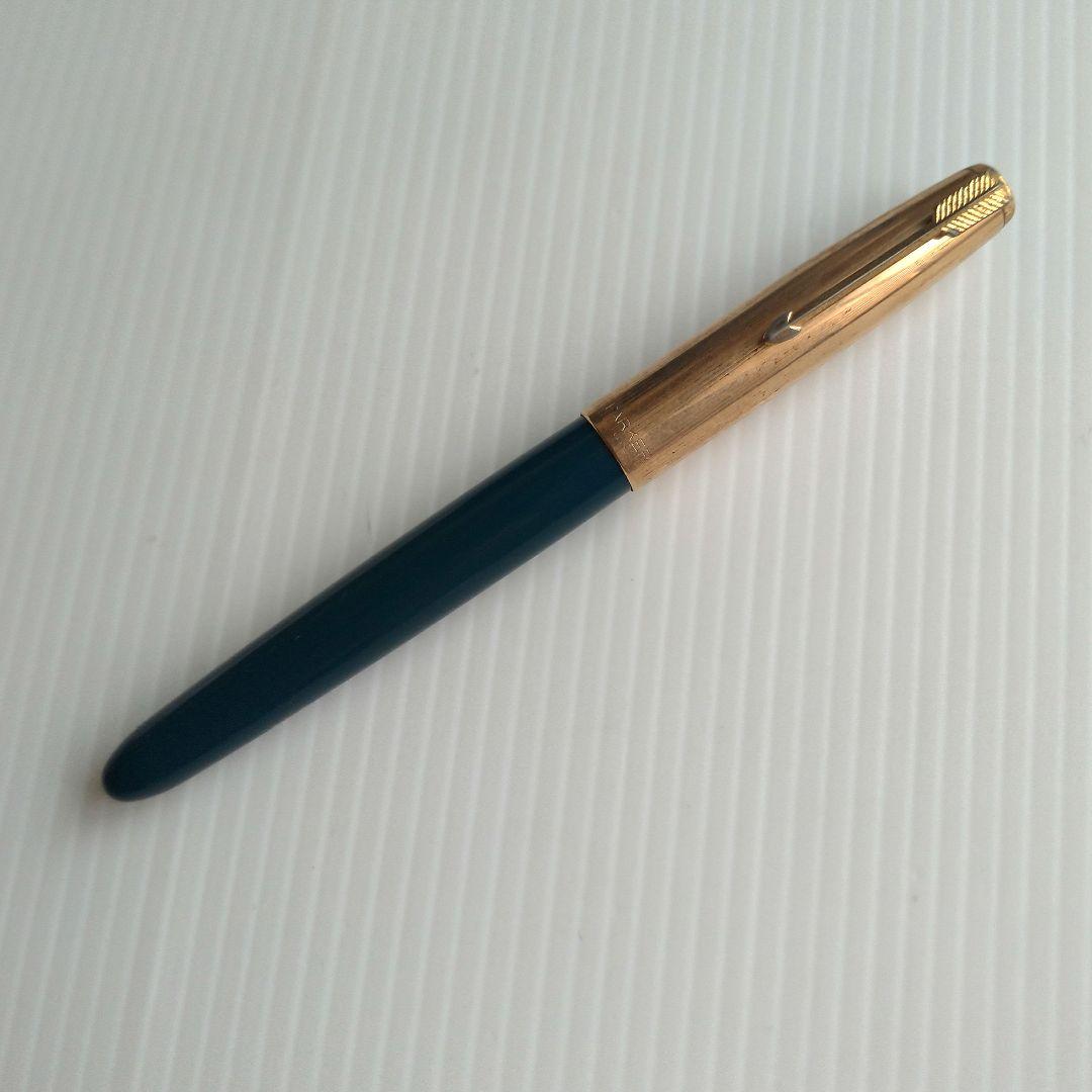 ◆パーカー 51 万年筆 12K金張キャップ◆