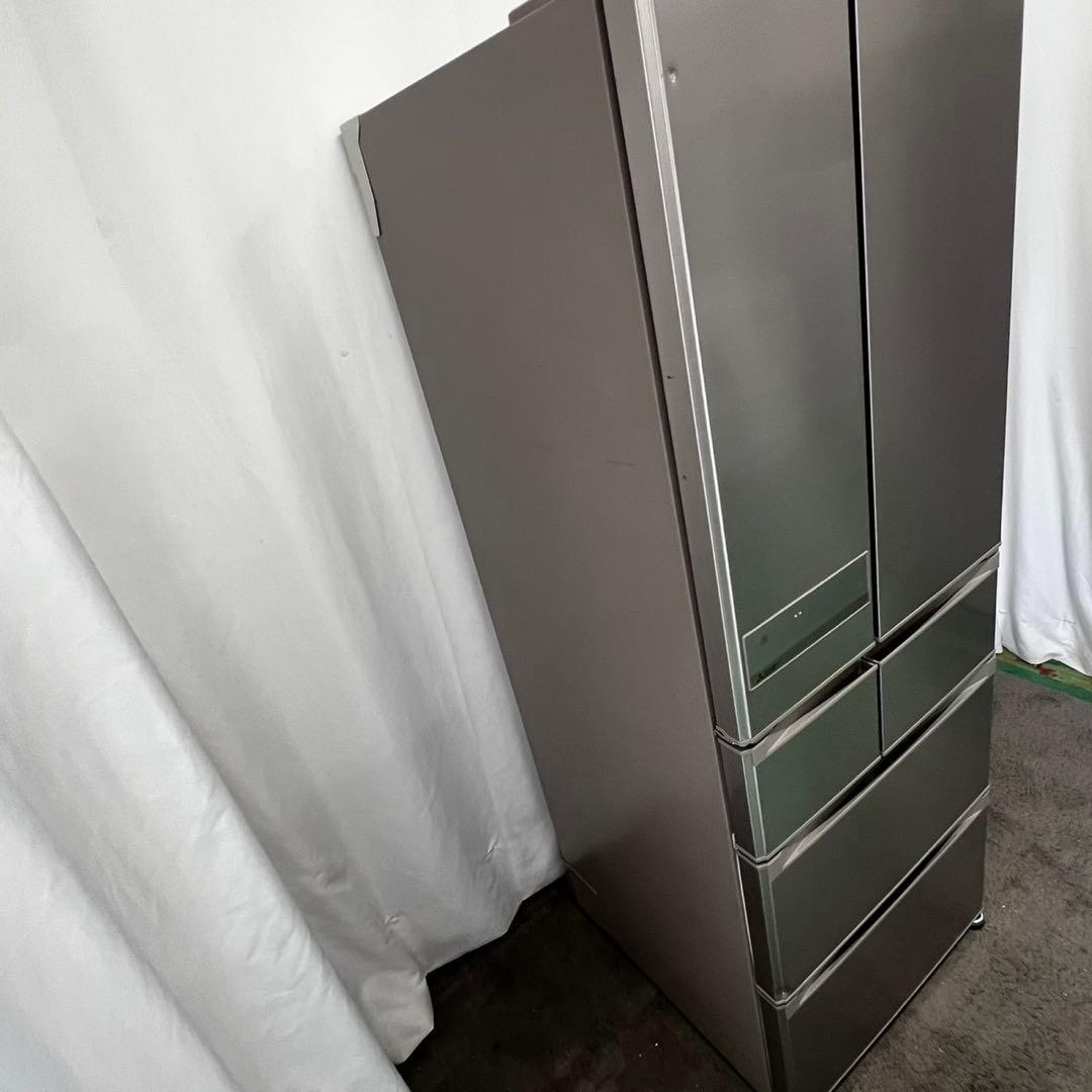927❤️　冷蔵庫　500ℓ級　大型　三菱　両開き　シルバー　安い　中古　設置無料