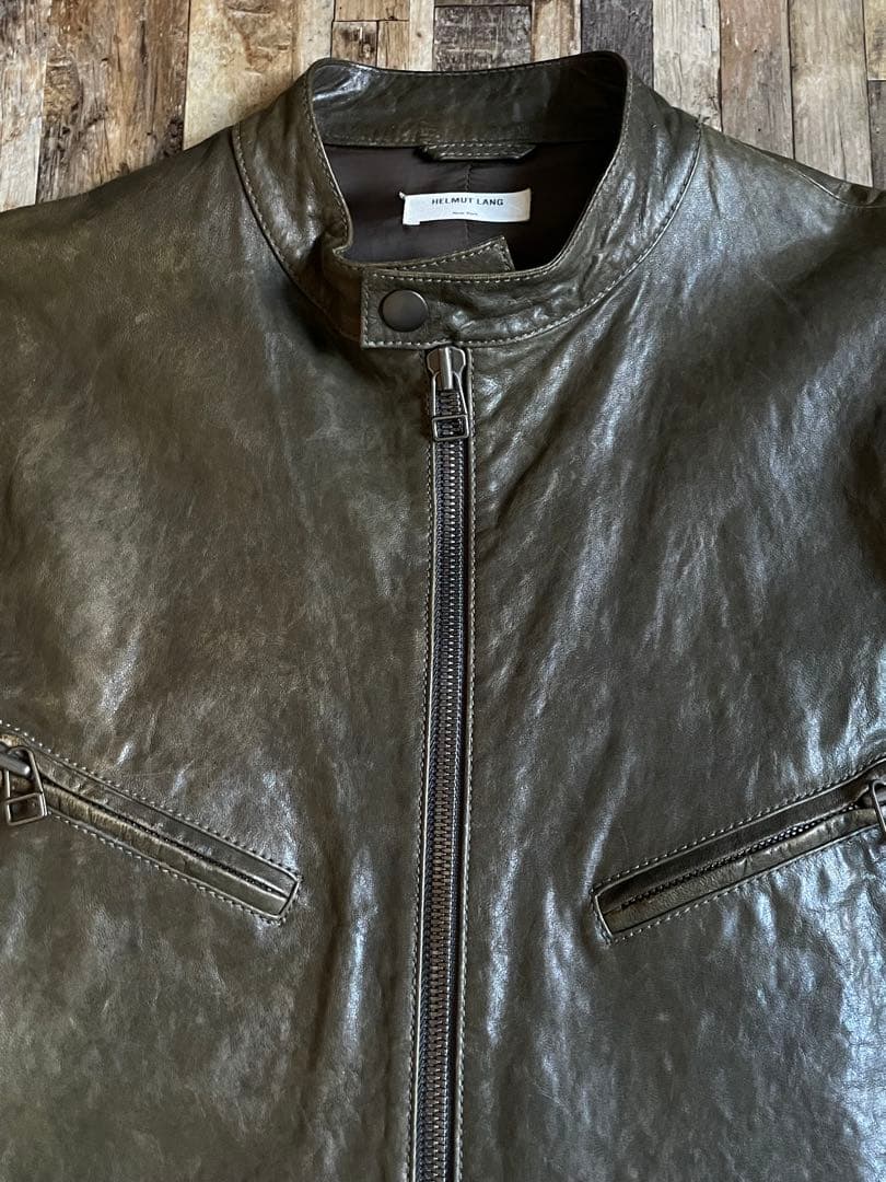 17aw「HELMUT LANG」Sheep Leather Riders