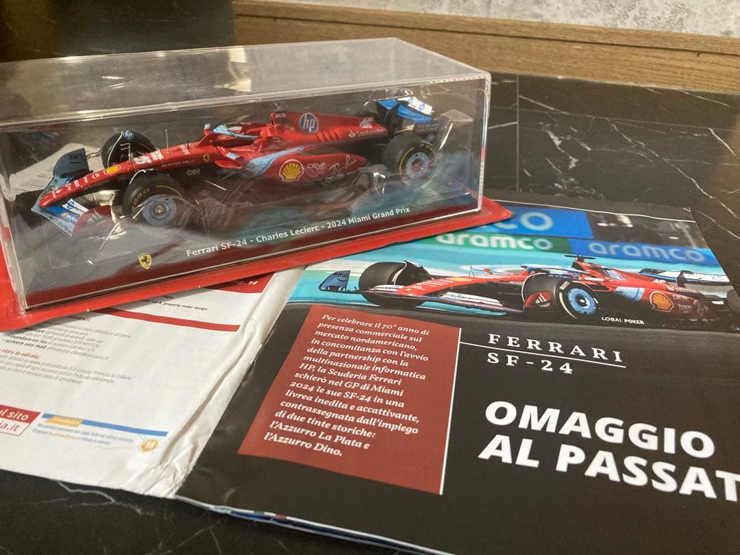 一台限定　フェラーリF1ビッグスケールコレクション SF-24 マイアミGP仕様