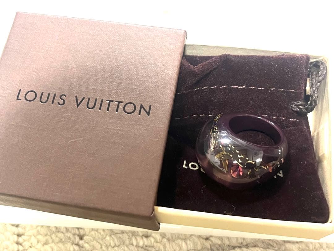 美品　ルイヴィトン LV バーグアンクルージョン モノグラム リング M