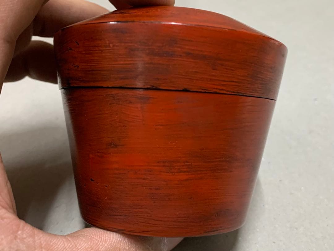 漆芸師 夏目有彦 根來 根来 茶器 棗 茶道具 12/7までの出品となります