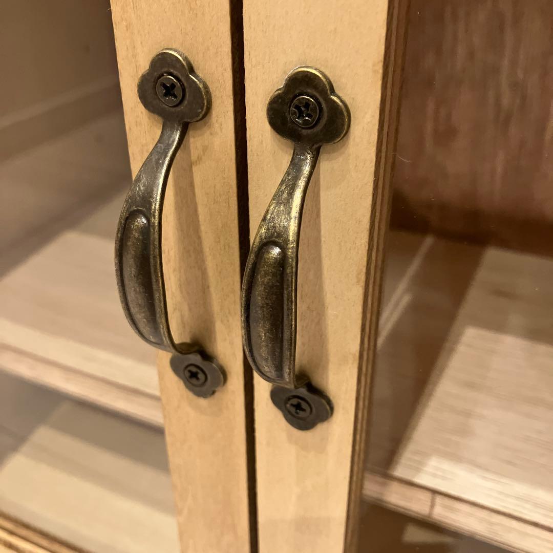 食器棚②　キャビネット　アンティーク　ハンドメイド　木製