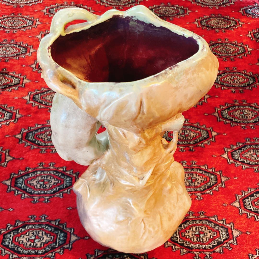 アーネスト・ブシエール　アール・ヌーヴォー　陶芸　美術品　アンティーク