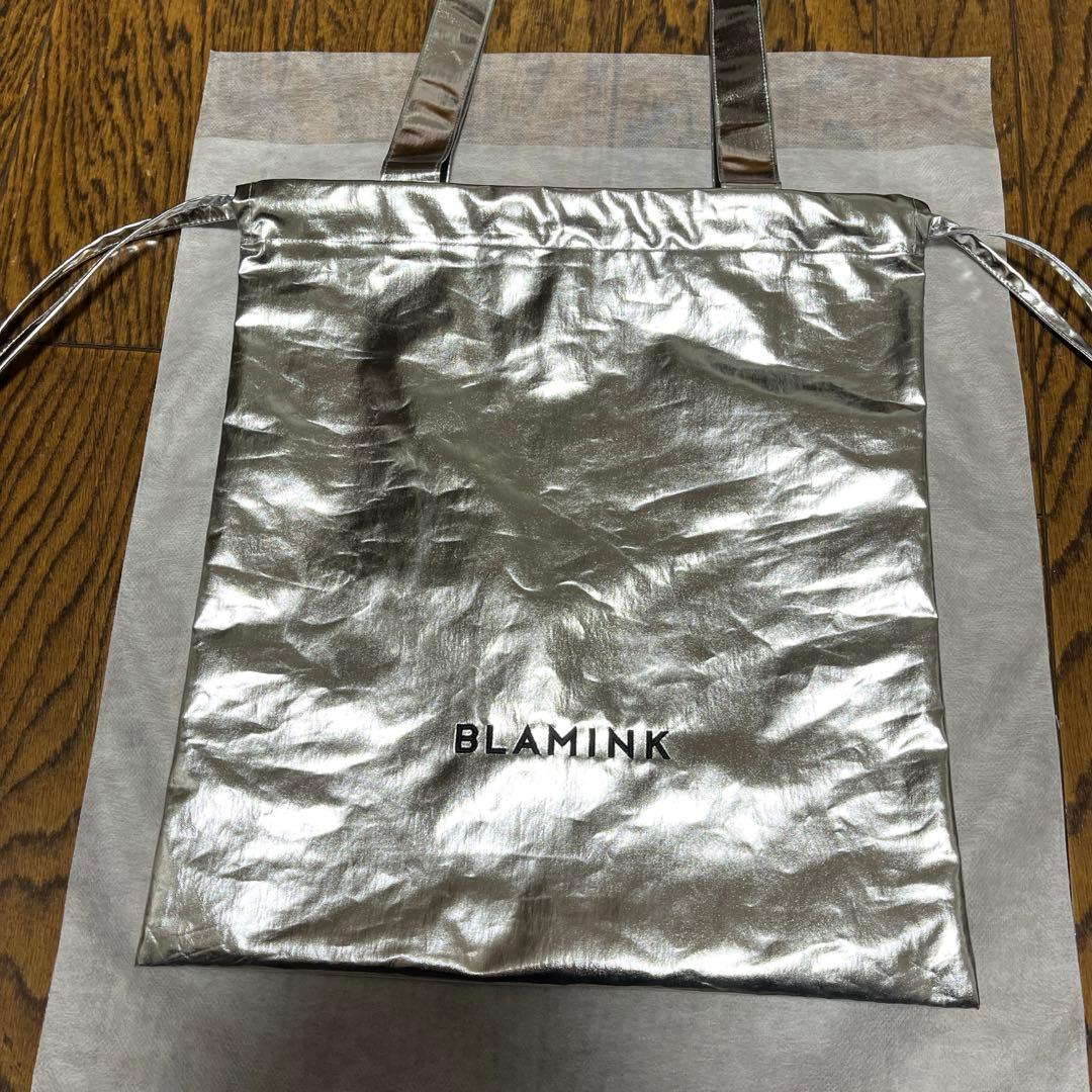 【新品未使用】25SS BLAMINK ブラミンク ノベルティバッグ　シルバー
