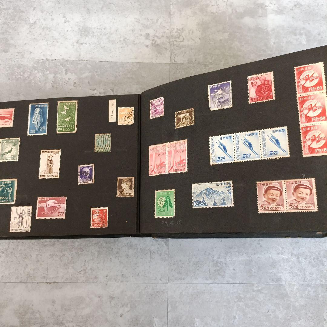 切手収集アルバム　アンティーク　ヴィンテージ　骨董　第日本帝国