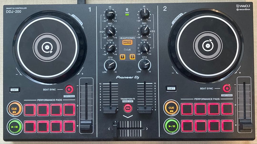 【モニタリング用分岐プラグ付】Pioneer DDJ-200