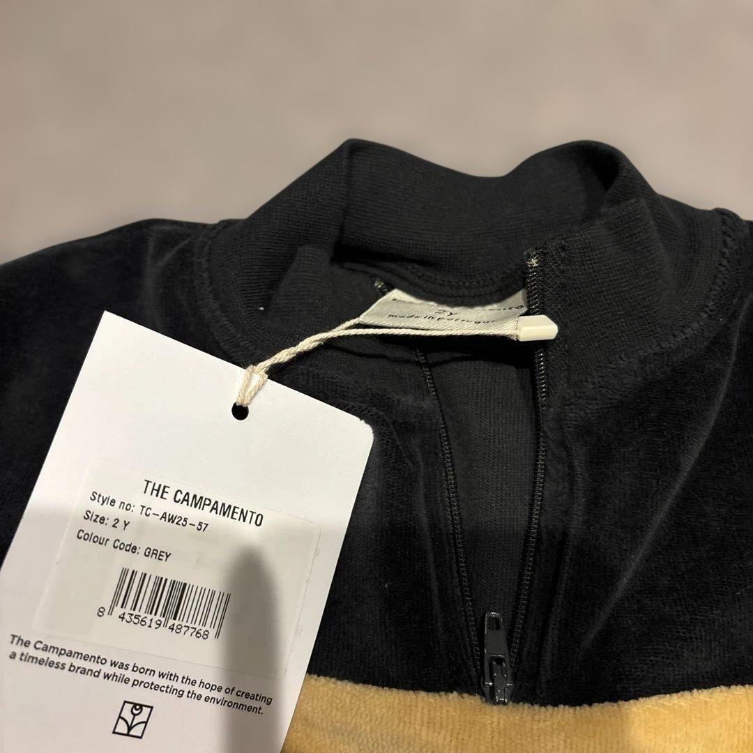 トップス The campament Grey Contrast sweat 2Y