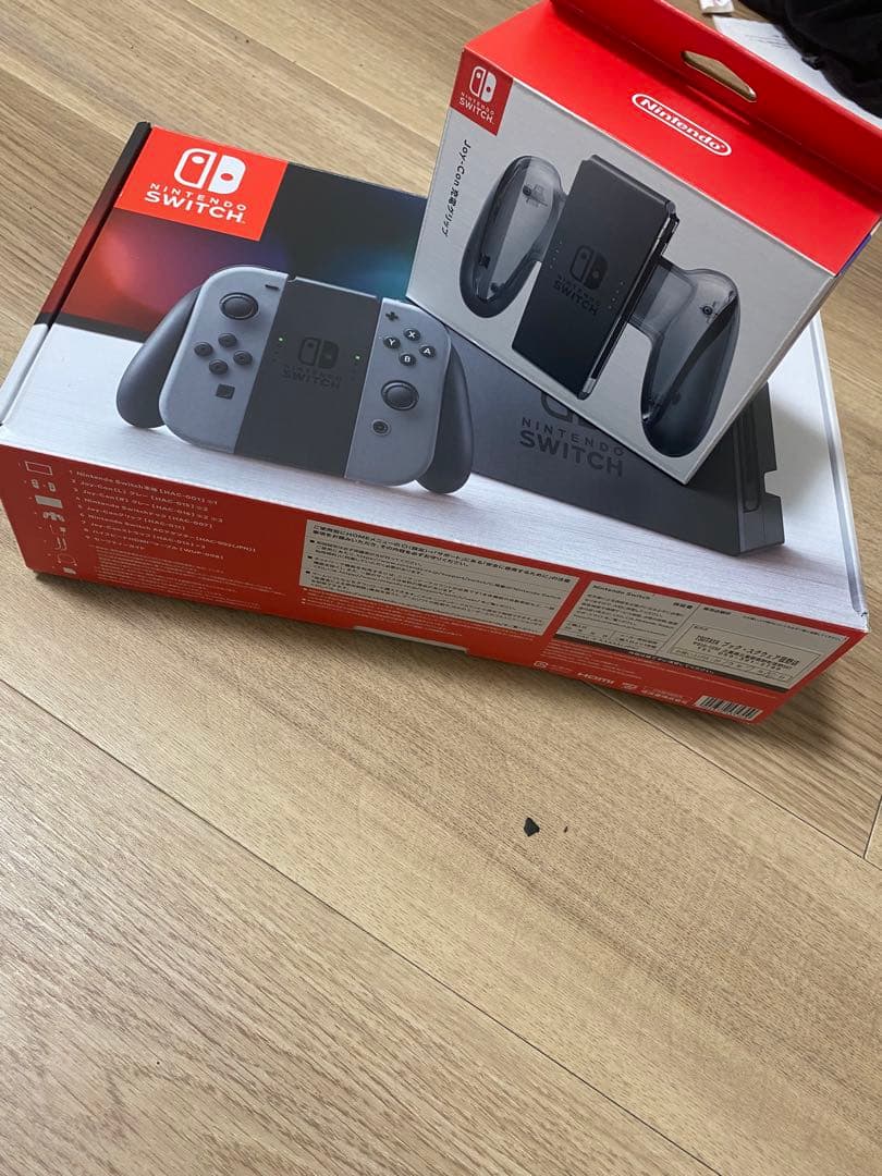 Nintendo Switch 本体 グレー/ネオンピンク　おまけ付き 値下げ