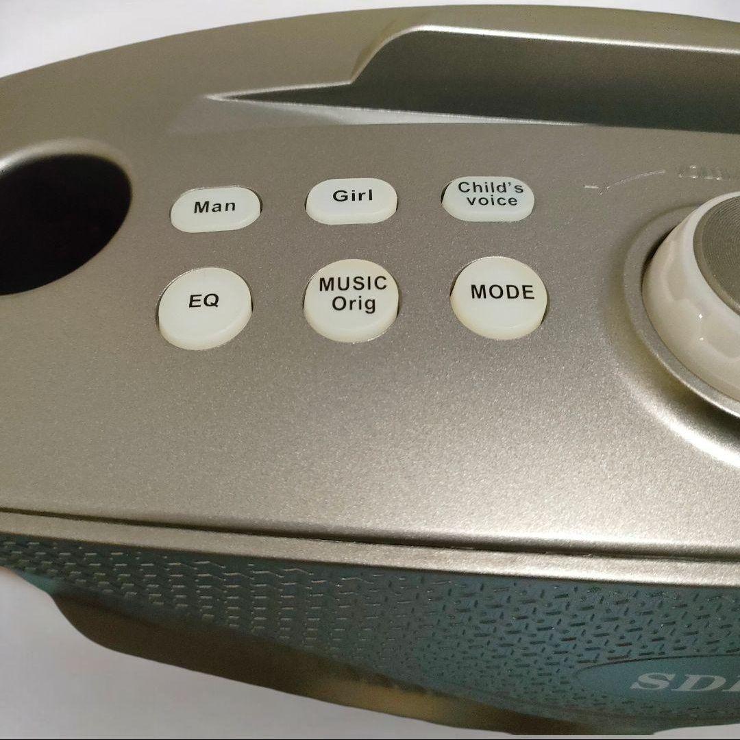 新品未使用 カラオケ 家庭用 スピーカー 第2世代 マイク 2本 USB 充電