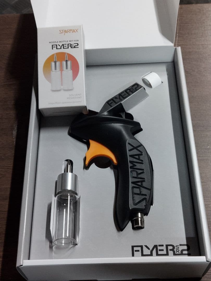 SPARMAX FLYER2 エアブラシ　別売ボトル２本付属