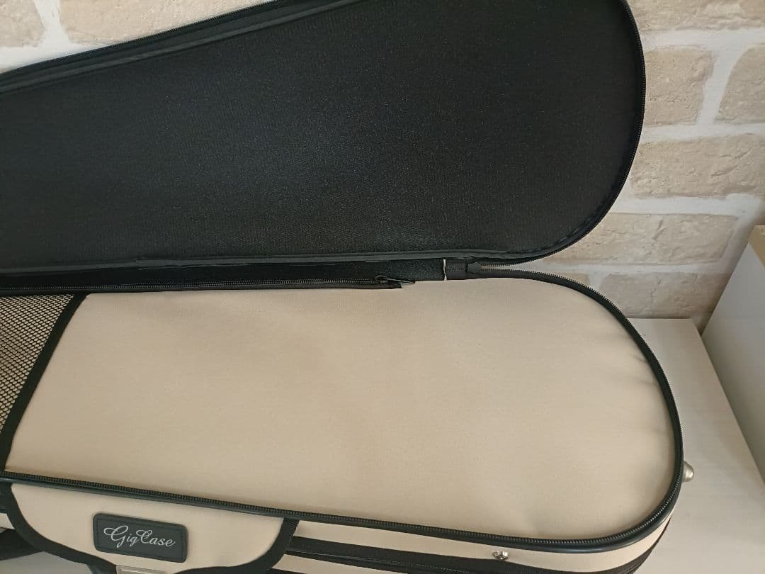 【Gig Case】ベージュ バイオリンケース スリムデザイン ギグケース