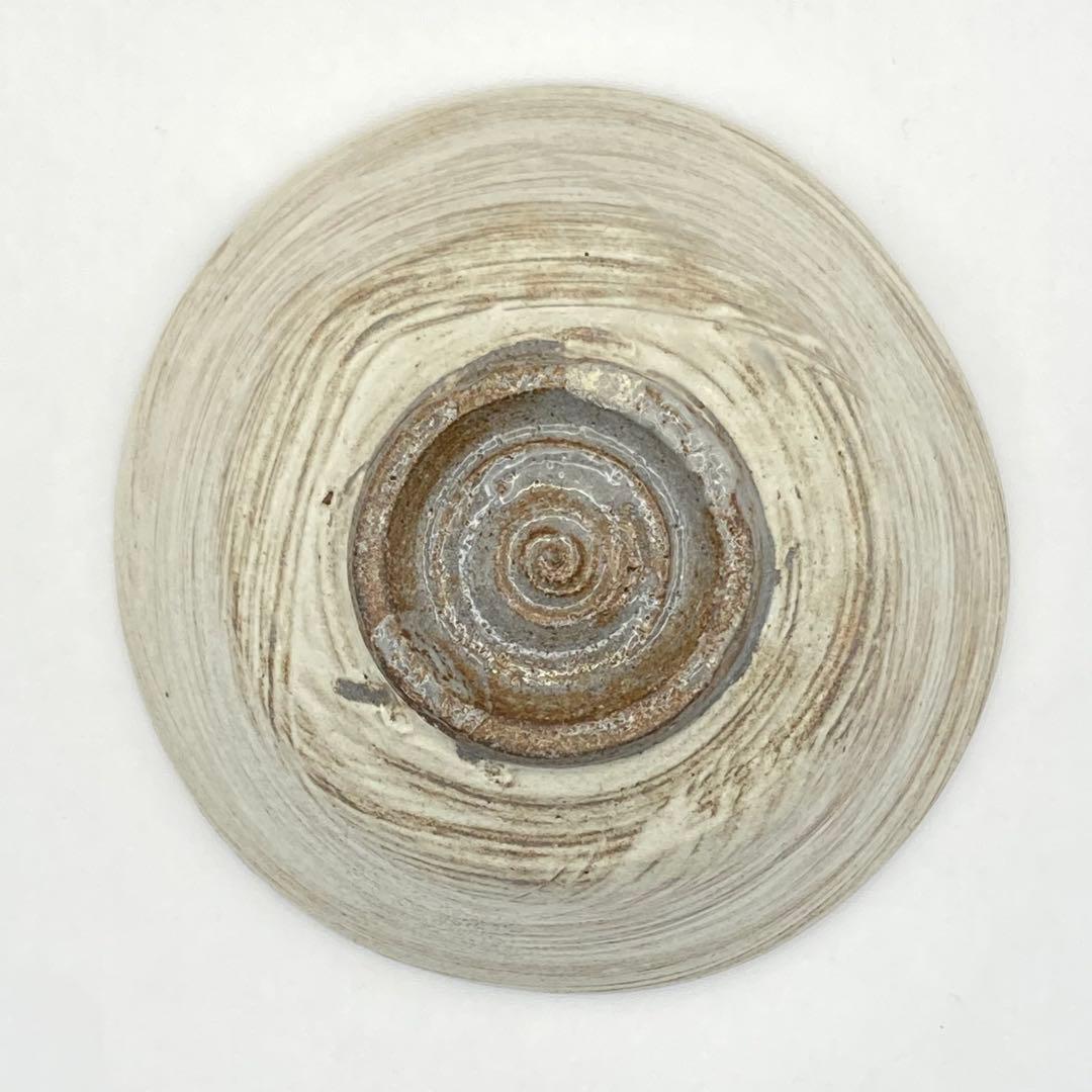 抹茶茶碗 刷毛目　加藤芳右衛門　銘 末廣　共箱入　茶道具　茶盌　茶器　陶芸