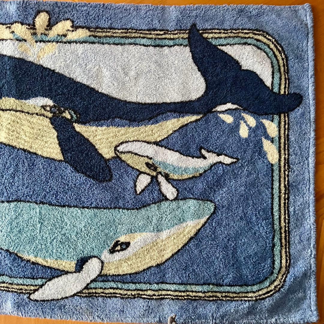 ⭐️超レア良品❗️HERMES エルメス/ビーチタオルクジラ柄/62×92❗️＆オマケ