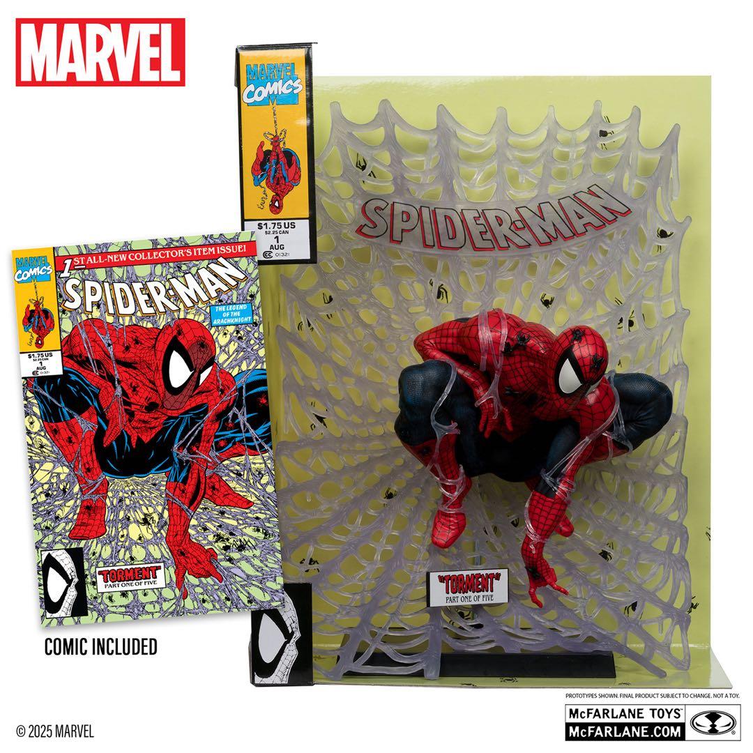 スパイダーマン トッド・マクファーレン 1/6 シーンスタチュー マクファーレン