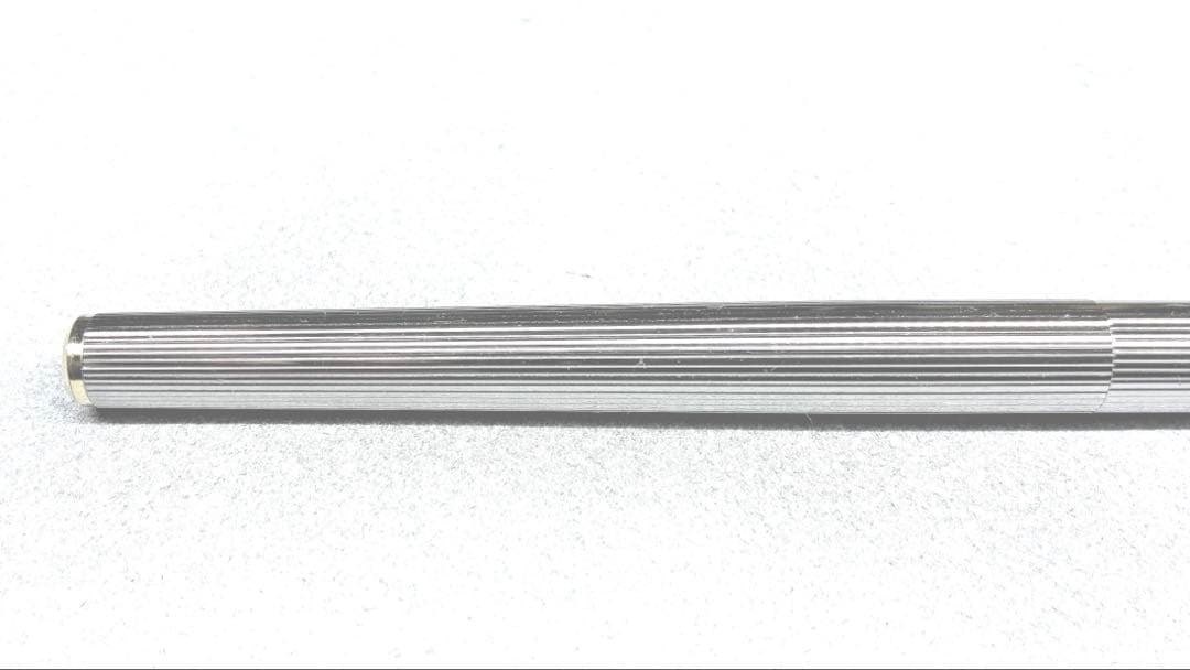 【希少 美品】モンブラン S-ライン 万年筆 シルバー 純正コンバーター付