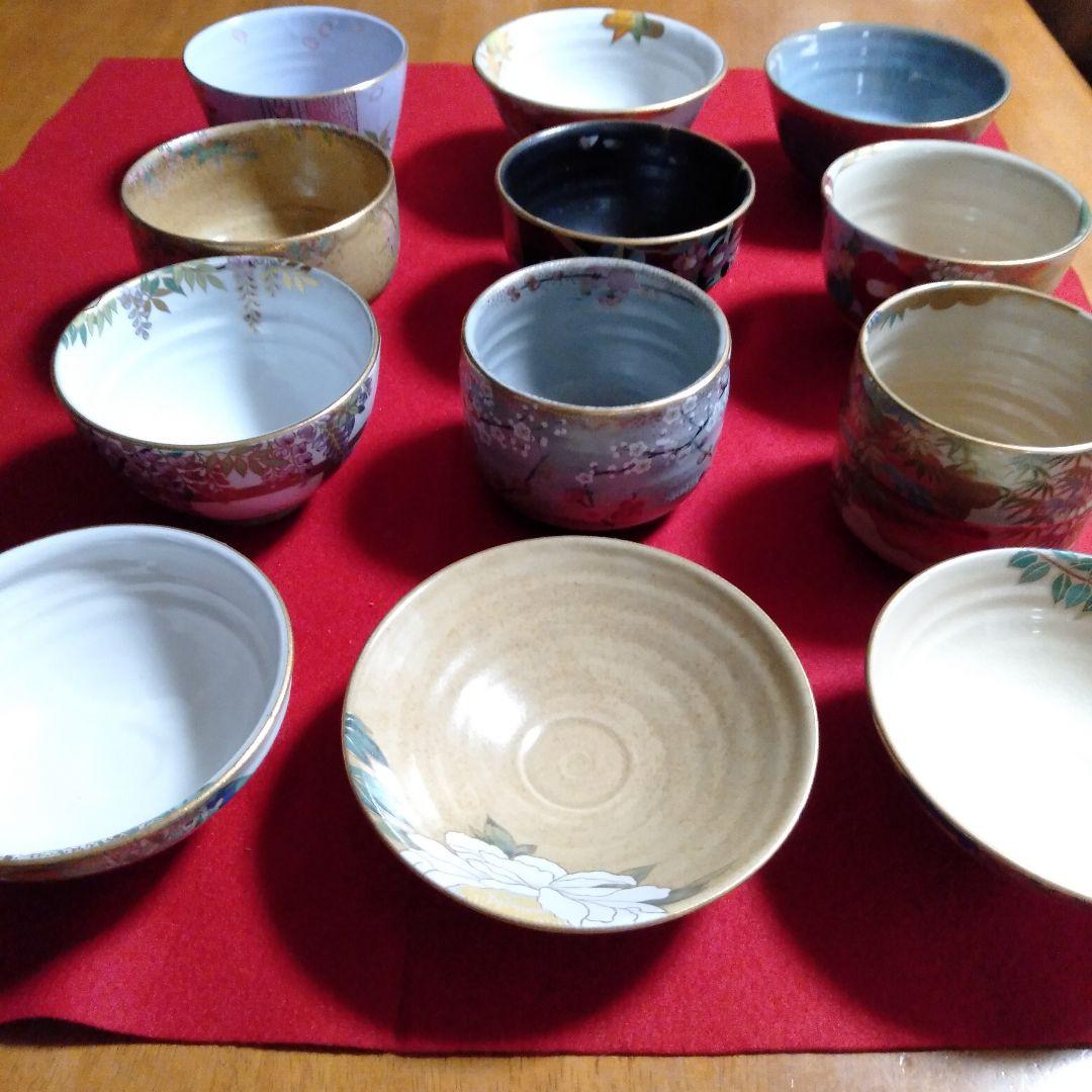 御所の花　お抹茶碗 12個