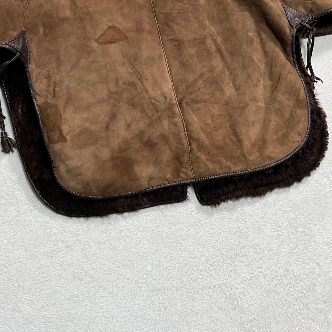 リアルムートン カウボーイマント 本革 毛皮 THE LEATHER RANCH