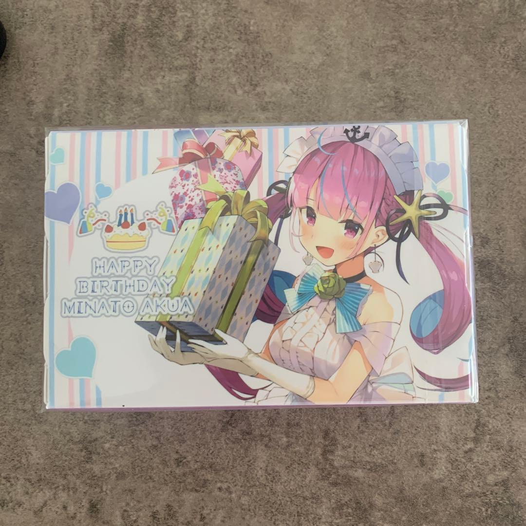ホロライブ　湊あくあ　デッキケース　スリーブ3点セット