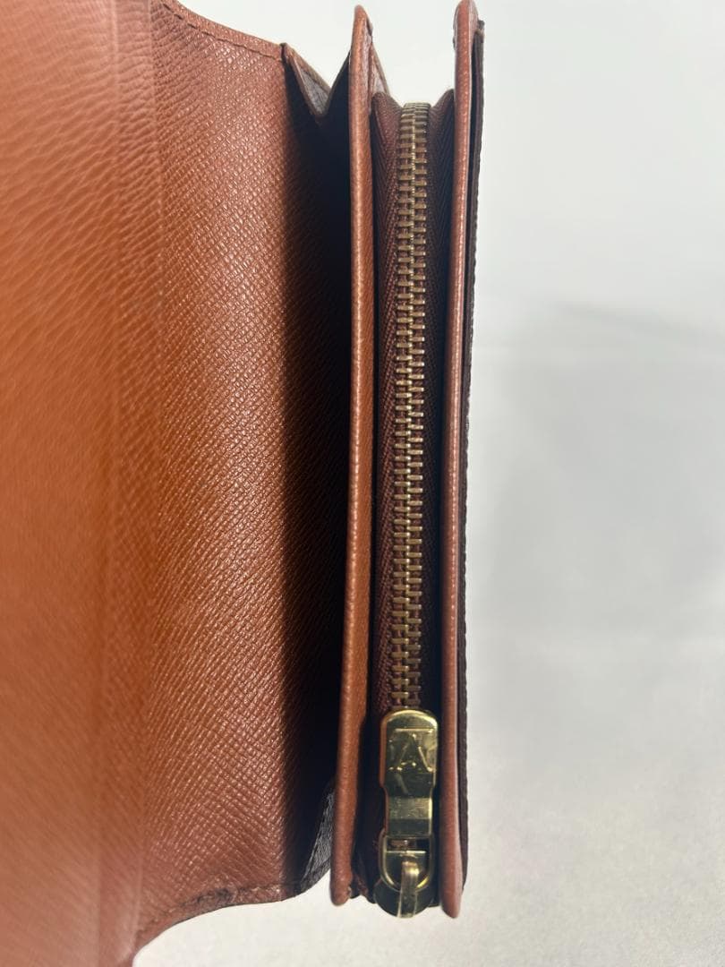 ルイヴィトン M61730 モノグラム ポルトモネビエ トレゾール 財布 AB