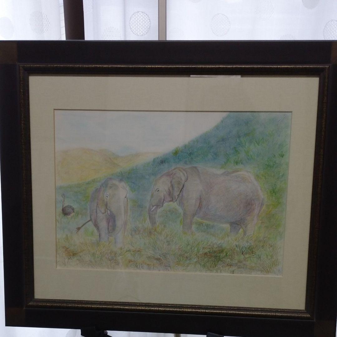色鉛筆画