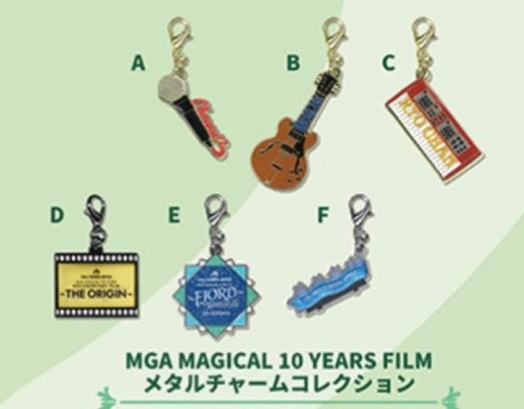 ミセスグリーンアップル　映画グッズ　メタルチャームコレクション　全6種セット