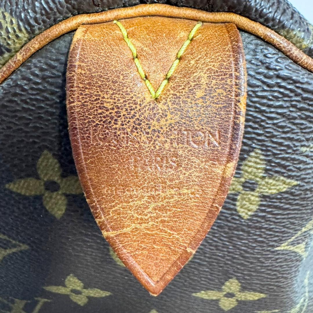 訳アリ☆ルイヴィトン モノグラム スピーディー35 ハンドバッグ ボストンバッグ