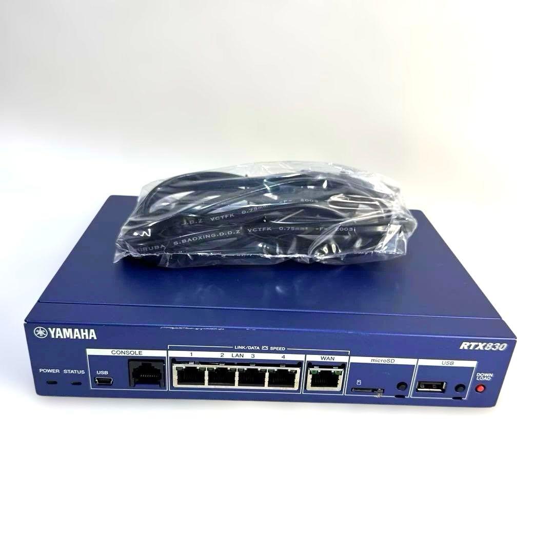 YAMAHA RTX830 ギガアクセス VPN ルーター 動作品　m4