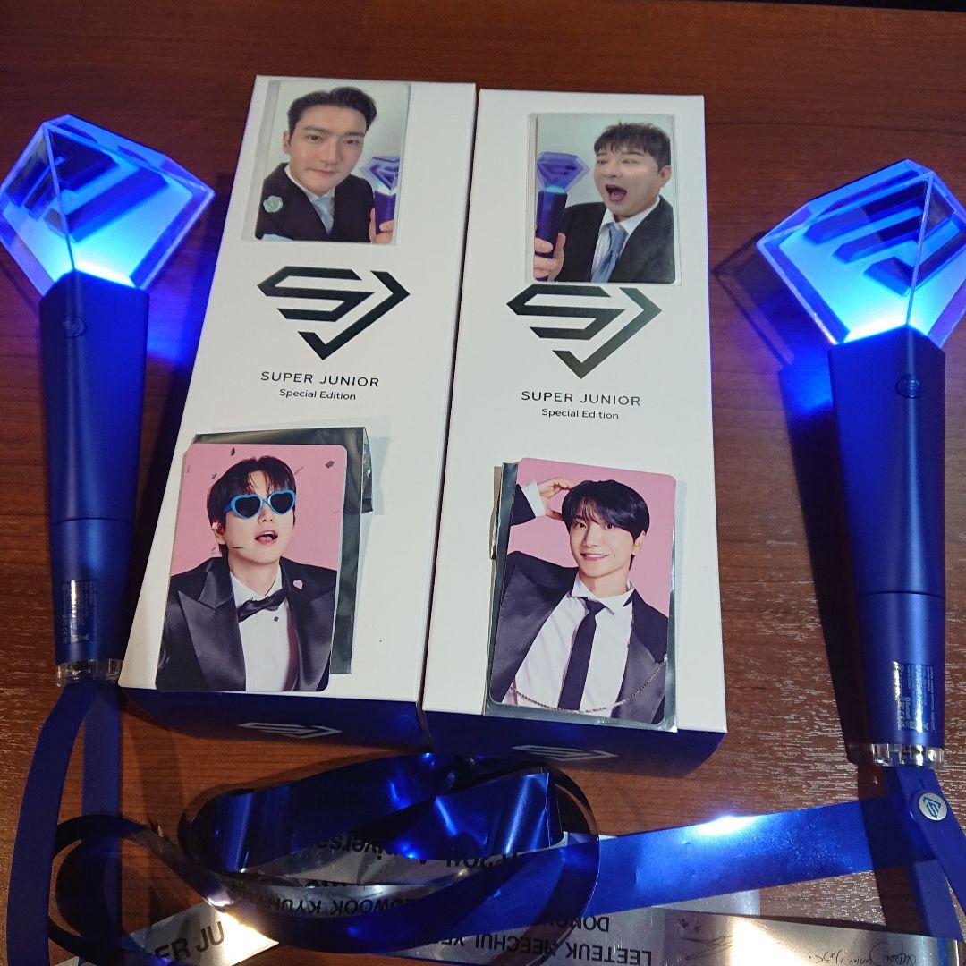 SUPER JUNIOR ペンライト 2本組銀テ付き