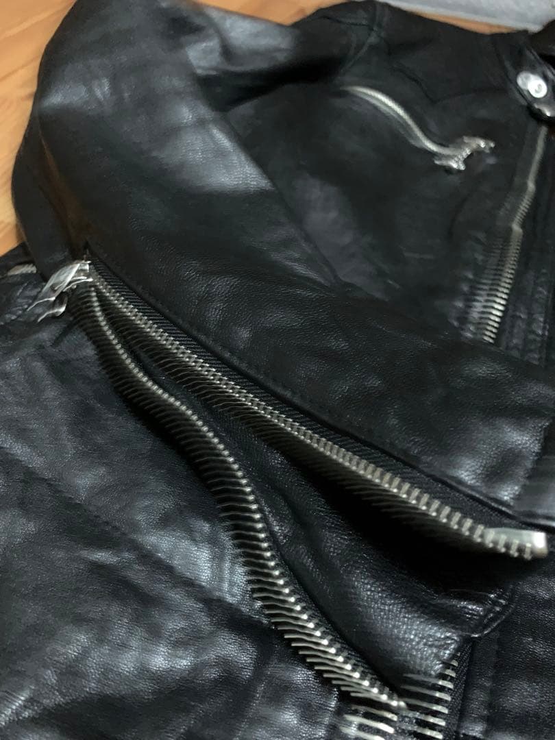 シングルライダースジャケットM美品