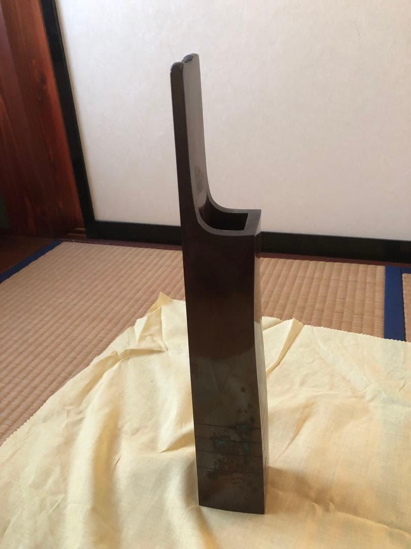 朱銅　汐声　大角勲氏作　共箱入