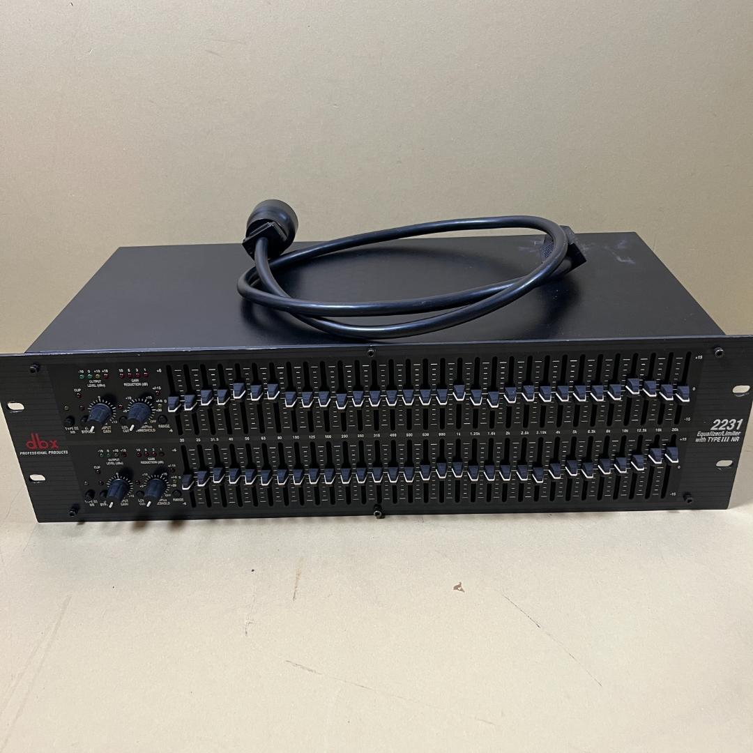 dbx 2231 グラフィックイコライザー 2ch ラックマウント