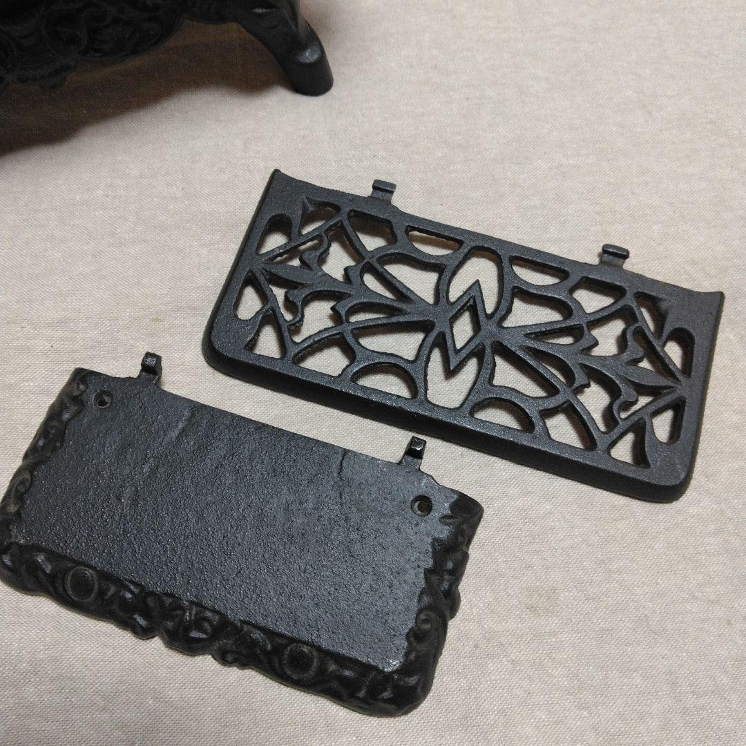 ヴィンテージCRECENTミニチュア鋳鉄製ストーブ·アンティークキッチン·レア