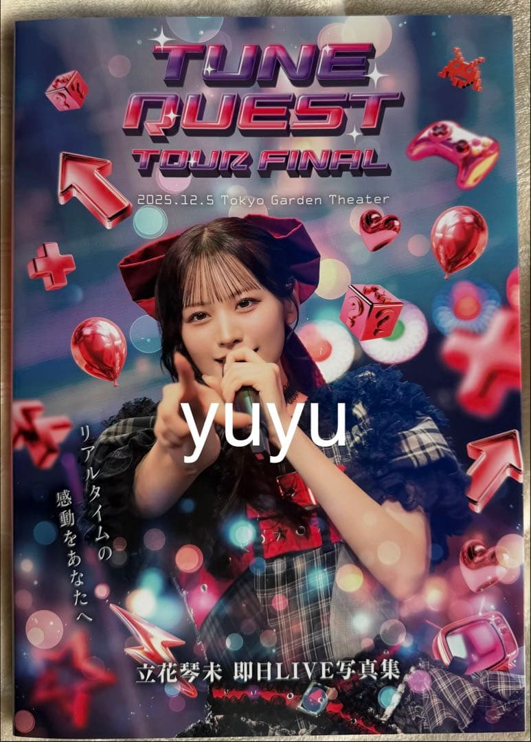 candytune 立花琴未 ナンバリング付きLIVE写真集　100冊限定