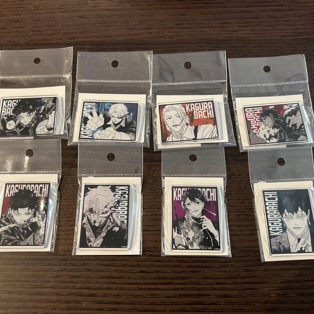 カグラバチ　TSUTAYA POP UP 木札フィギュア　アクリルバッジ　など