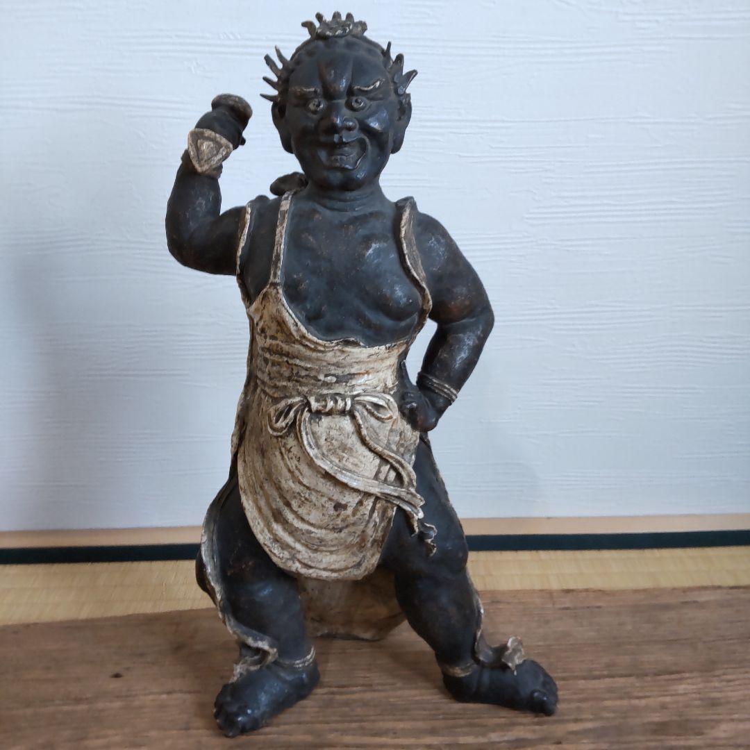 古唐津焼～金剛力士像