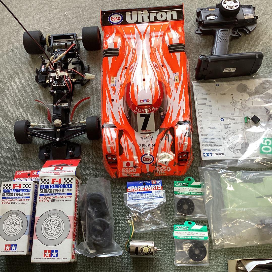 タミヤ F103 フォーミュラ・メカ詰み・プロポ付きフルセット（OPパーツ多数）
