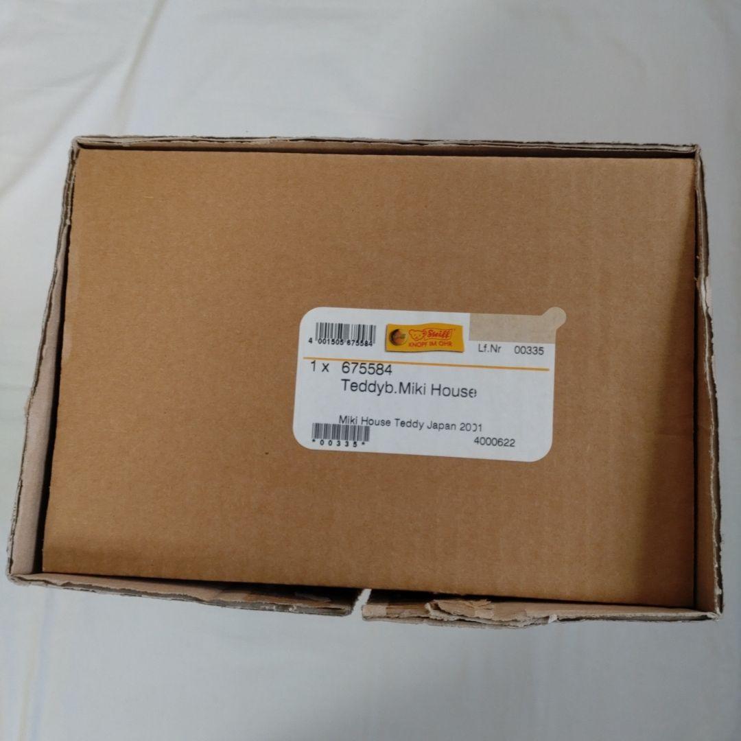 ミキハウス ☓ シュタイフ Anniv テディベアー （専用箱、証明書付き）