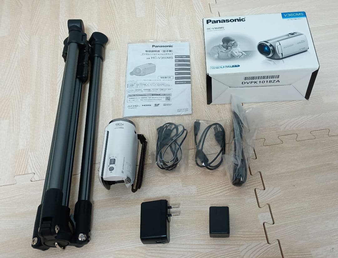 Panasonic V360MS ビデオカメラ 三脚セット