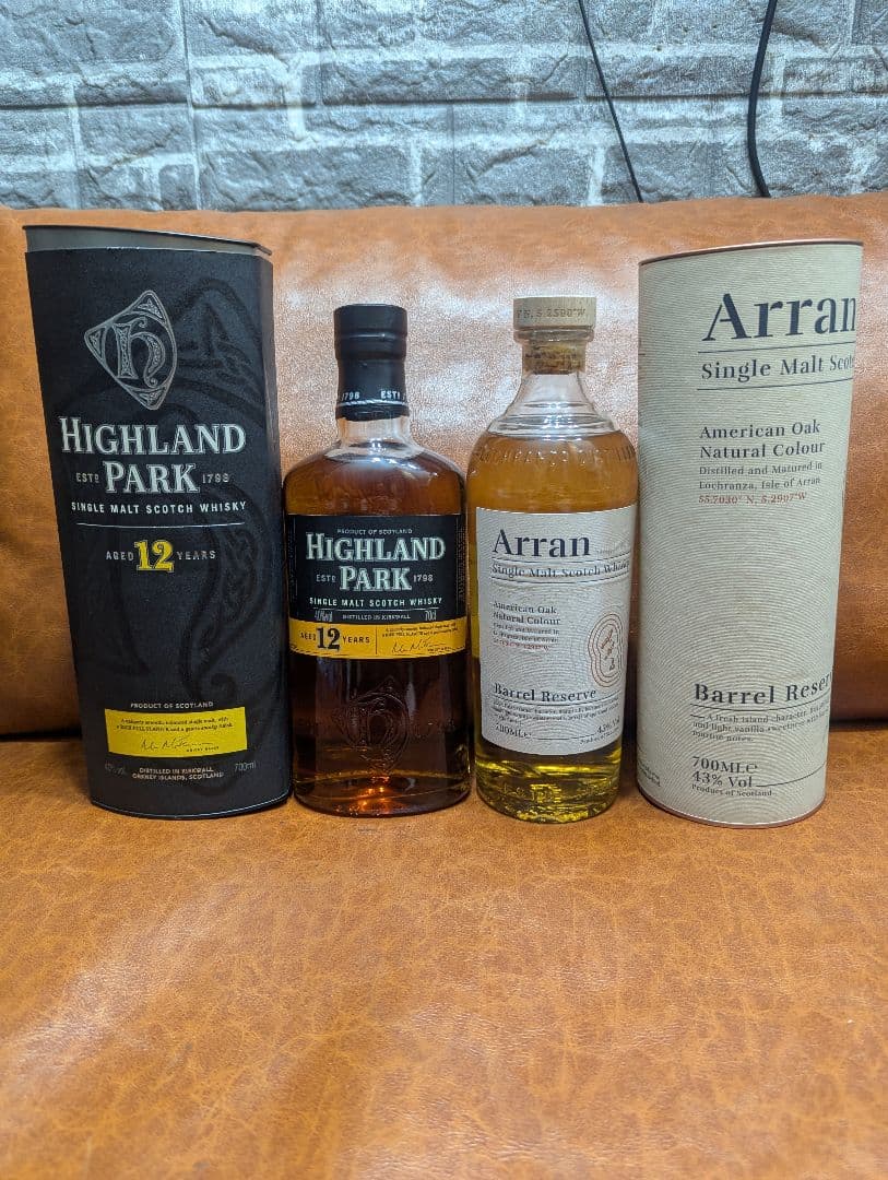 ハイランドパーク12年 アラン バレルリザーブ 2本セット