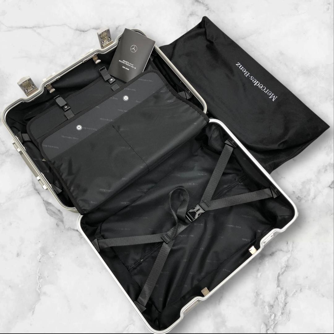 未使用 メルセデスベンツ スーツケース TSAロック 4輪 アルミスーツ 32L