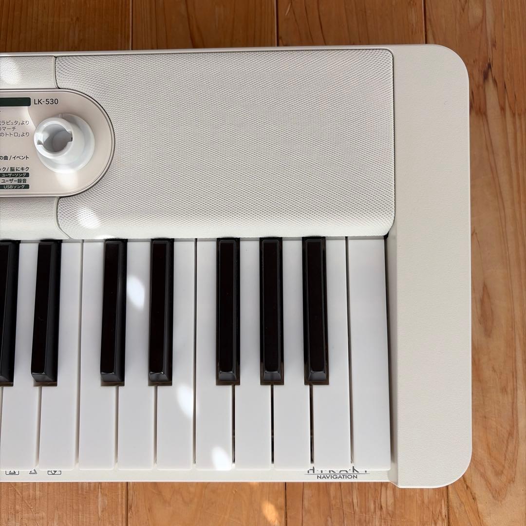【美品】CASIO LK-530光ナビゲーションCasiotone2023年製