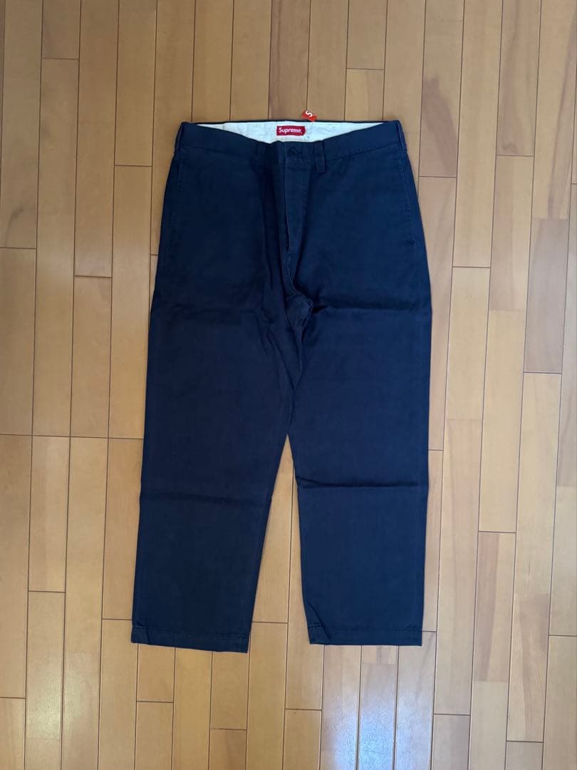 新品 Supreme Chino Pant Black 34インチ 22FW