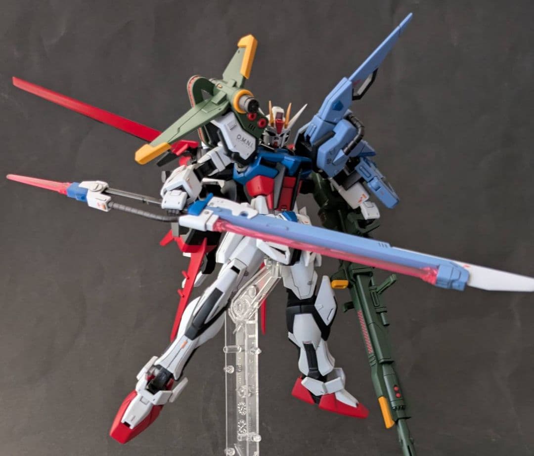 1/144パーフェクトストライクガンダム（HG＋オプションパーツ0102）完成品