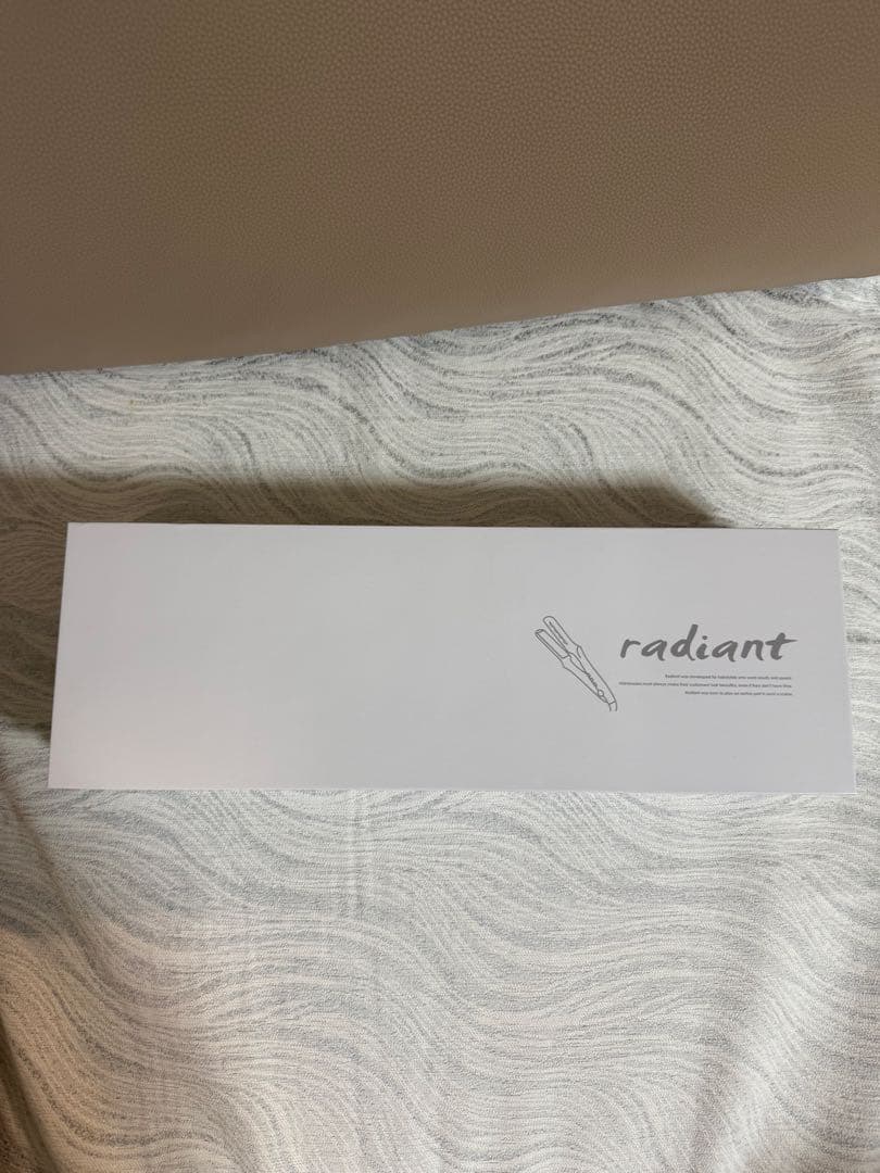radiant ストレートヘアアイロン レッド 1本