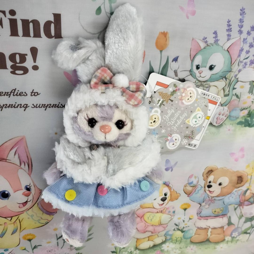 ウィンターホリデー　ステラルー　ぬいぐるみバッジ　東京ディズニーシー