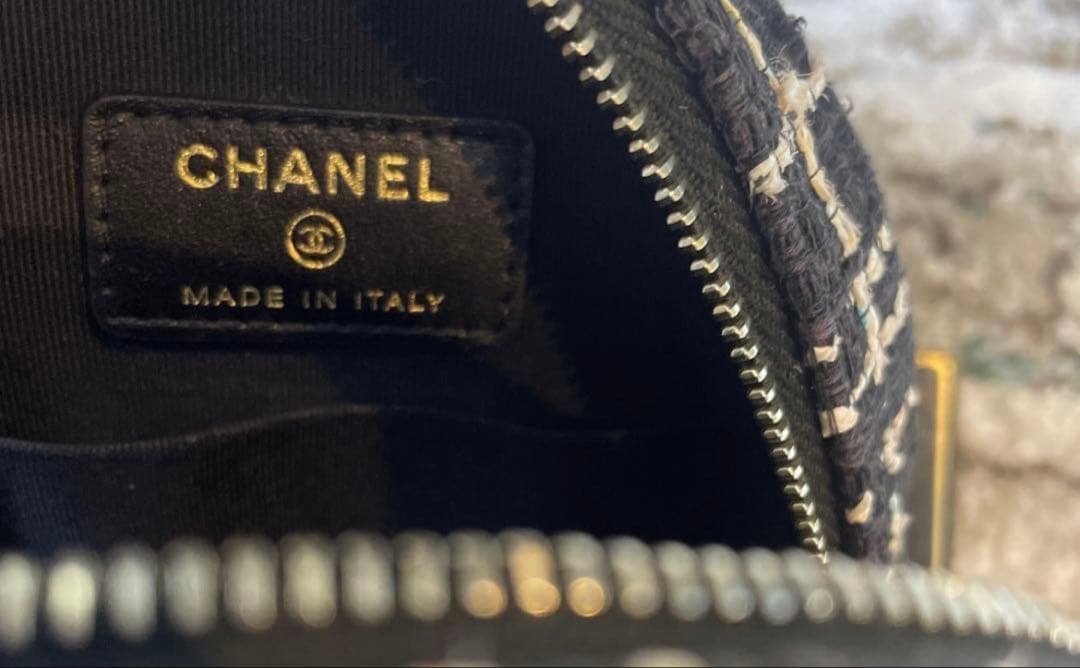 専用　シャネル　ツイードチェーンショルダー　ギャランティカード有　保存袋有り