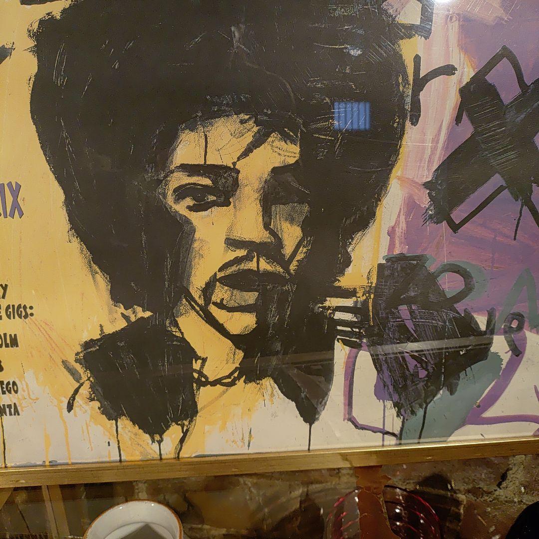 Jimi Hendrix ジミ・ヘンドリックス　ISSEI OGATA　ポスター