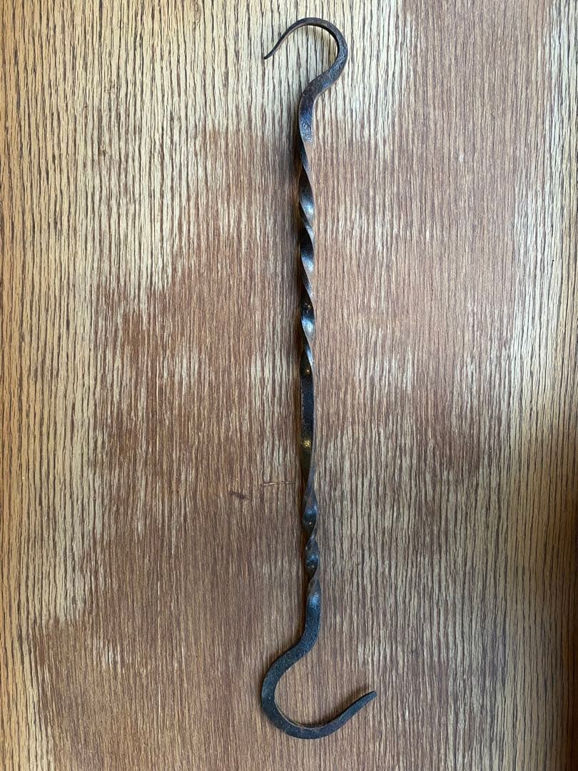 囲炉裏用　自在鉤（白洲正子旧蔵）
