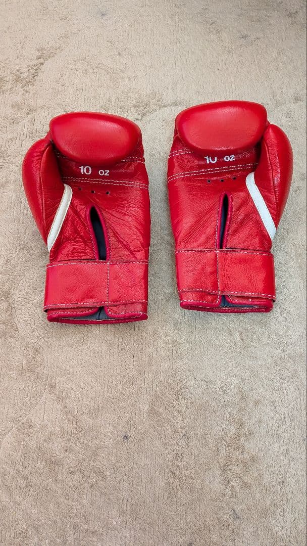 に*こ様 美品 WINNINGボクシンググローブ レッド10oz